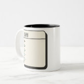 BTS - KPOP - V - BTS Fächer Kunst - Valentinisches Zweifarbige Tasse (Vorderseite Links)