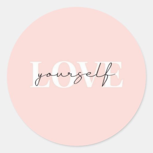 BTS Liebe Sie selbst Aufkleber (Vorderseite)