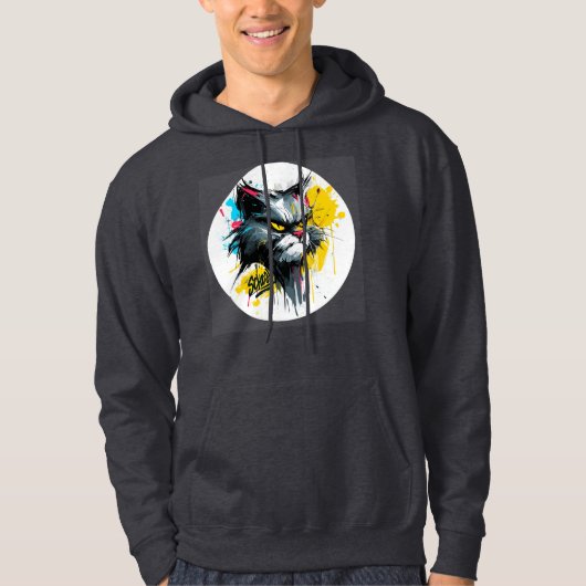BTS Nicht alle Katzen sind glücklich Hoodie (Vorderseite)