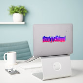 BTS-Red-Blue Aufkleber (Laptop auf Schreibtisch)
