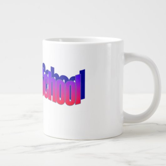 BTS-Red-Blue Jumbo-Tasse (Rechts)