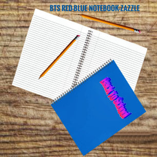 BTS-Red-Blue Notizblock