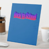 BTS-Red-Blue Sockelschild (In Situ)