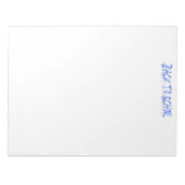 BTS Shadow-Blue Notizblock (Vorderseite)