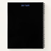 BTS Shadow-Blue Notizblock (Rückseite)