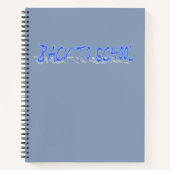 BTS Shadow-Blue Notizblock (Vorderseite)