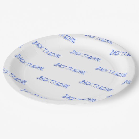 BTS Shadow-Blue Pappteller (Schrägansicht)