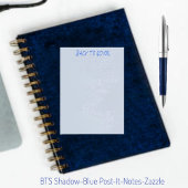 BTS Shadow-Blue Post-it Klebezettel