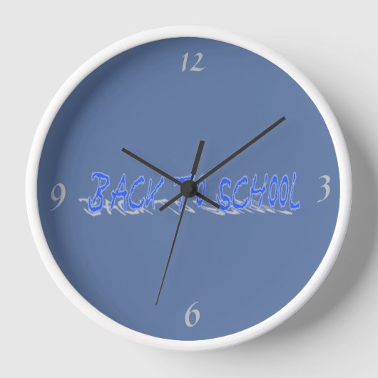 BTS Shadow Blue Wall Clock Uhr (Vorderseite)