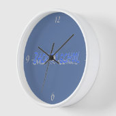 BTS Shadow Blue Wall Clock Uhr (Winkel)