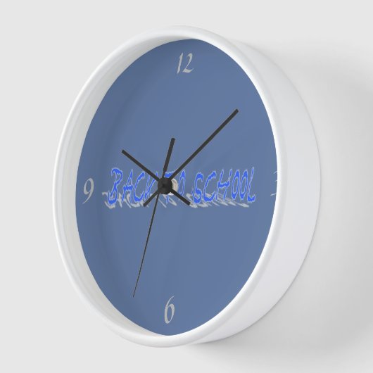 BTS Shadow Blue Wall Clock Uhr (Winkel)