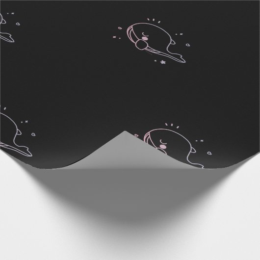 BTS Whalien 52 thematied Matte Wrapping Paper Geschenkpapier (Ecke)
