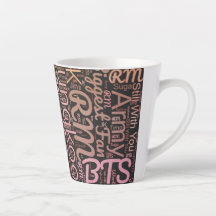 BTS Wortwolke-Tasse