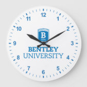 BU Schild Große Wanduhr (Vorderseite)