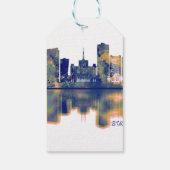 Buarest Skyline Geschenkanhänger (Rückseite)