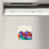 Buarest Skyline Magnet (In Situ (Geschirrspüler))