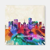 Buarest Skyline Magnet (Vorne)