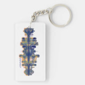 Buarest Skyline Schlüsselanhänger (Rückseite)