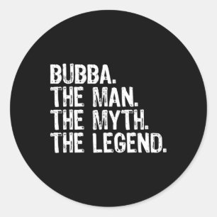 Bub dem Mann den Mythos der Legende Coolen Witz Runder Aufkleber