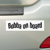 Buba an Bord des Autoaufklebers Autoaufkleber (Auf Auto)