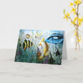 Bubba and Friends Greeting Card Karte (Gelbe Blume)