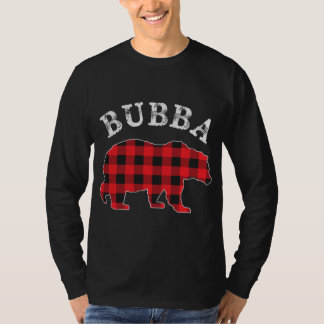 BUBBA Bear RED Black Buffalo Kariert Mama Checkerb T-Shirt
