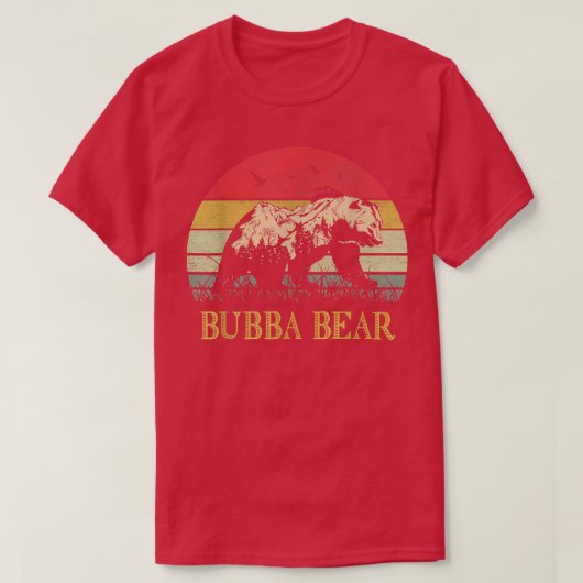 Bubba Bear Vintag T Shirt Vatertag (Design vorne)