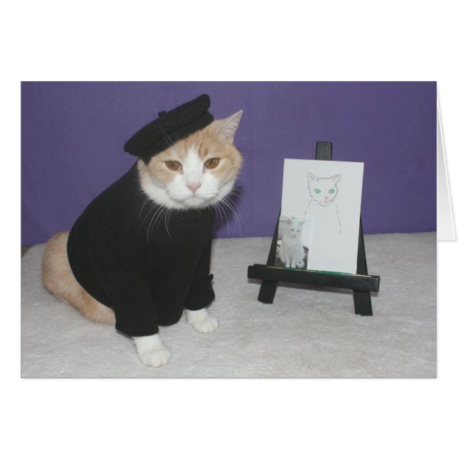 Bubba, Chat d'artiste (Vorderseite (Horizontal))