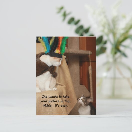 Bubba Coachen Mikie Postkarte (Stehend Vorderseite)