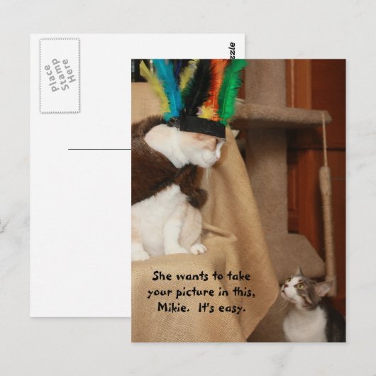 Bubba Coachen Mikie Postkarte (Vorne/Hinten)