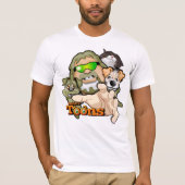 Bubba, Frodo, Nate und Simba, der Cat-T - Shirt (Vorderseite)