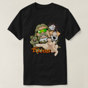 Bubba, Frodo, Nate und Simba die Katze T-Shirt
