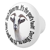 Bubba Goat Schuld mich nicht Keramikknauf (Rechts)