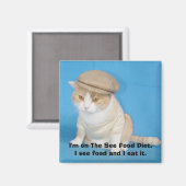 Bubba Kitty Magnet (Vorderseite/Rückseite)