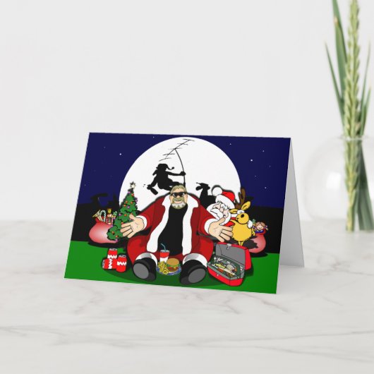 Bubba Klaus Feiertagskarte (Vorderseite)