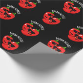 Bubba-neros Funny Habanero Pun Dark BG Geschenkpapier (Ecke)