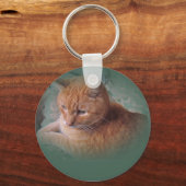 Bubba The Orange Tabby Tomcat Schlüsselanhänger (Vorderseite)