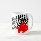 BUBBA war hier Kaffee-Tasse Kaffeetasse (VorderseiteRechts)