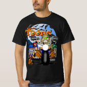 Bubbas Cartoon Biker T-Shirt (Vorderseite)