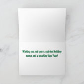 Bubbas frohe Feiertage Feiertagskarte (Innenseite)