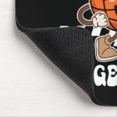 Bubbas Größte Fan Basketball Schwester von Basketb Mousepad (Ecke)