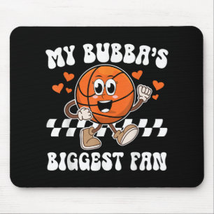 Bubbas Größte Fan Basketball Schwester von Basketb Mousepad