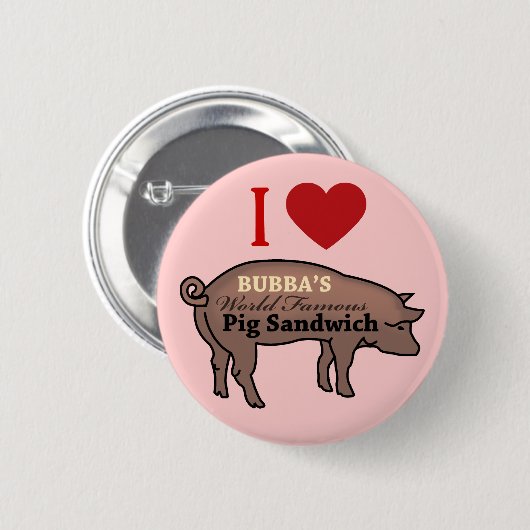 BUBBA'S PIG SANDWICH BUTTON (Vorne & Hinten)
