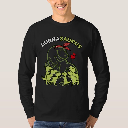 Bubbasaurus Bubba 6 Kids Dinosaur Mother s Day T-Shirt (Vorderseite)