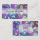 BUBBBLES Designer Business Card Visitenkarte (Vorne/Hinten)
