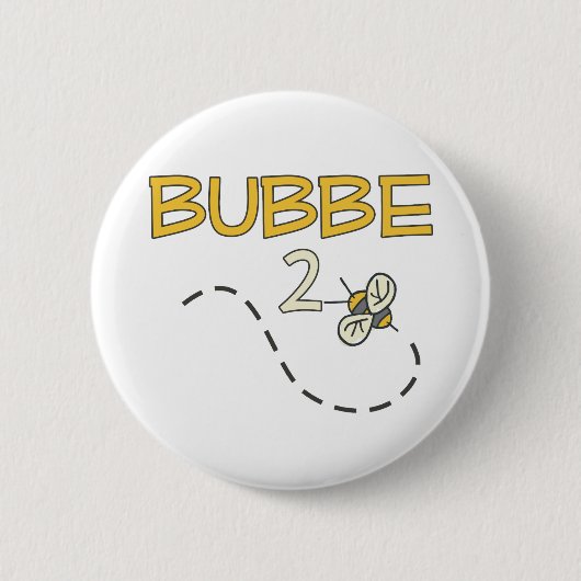 Bubbe 2 Biene Button (Vorderseite)