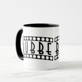 Bubbe Durchschnitte, "Großmutter" auf Yiddish Tasse (Vorderseite Links)