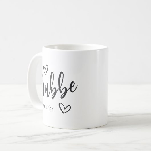 Bubbe Jahr etablierte Oma Kaffeetasse (Vorderseite Links)