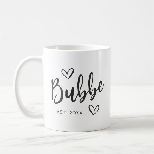 Bubbe Jahr etablierte Oma Kaffeetasse (Links)