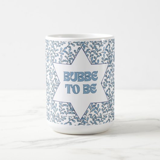 "Bubbe to Be" Funny New Oma Pregnancy Reveal Kaffeetasse (Mittel)